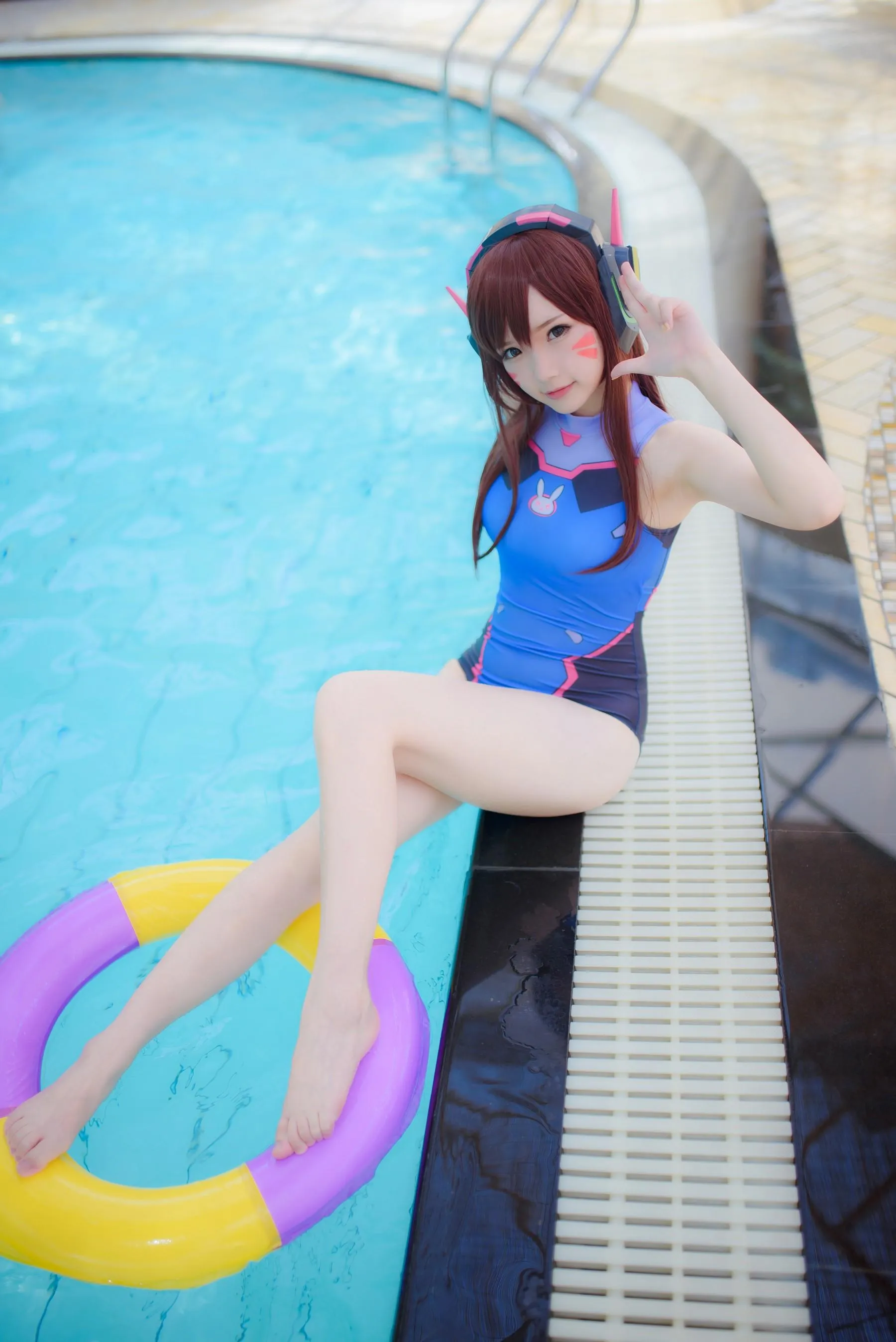 雪晴Astra – NO.02 Overwatch-D.Va水着写真 [31P]插图4